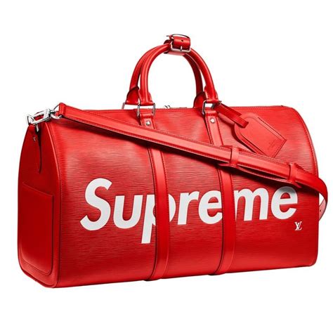 supreme louis vuitton sac de voyage|supreme x Louis Vuitton collection.